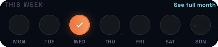 This week's streak